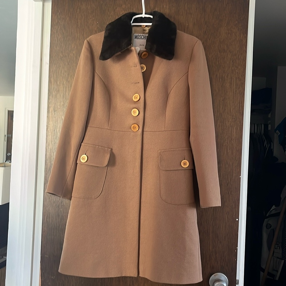 Vintage women’s moschino jeans coat size 8